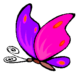 [Purple and Fuchsia Butterfly Graphic]