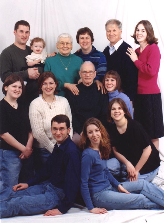 [Miller Family in December of 2002]
