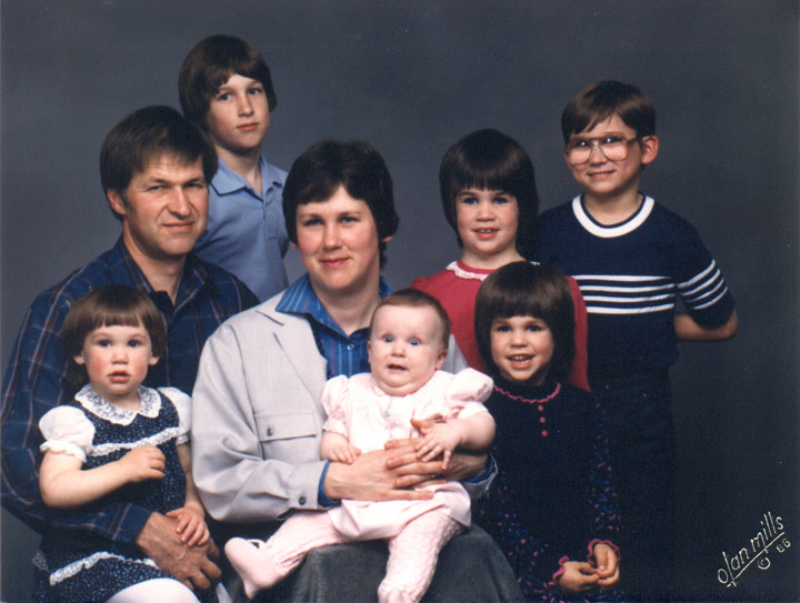 [Miller Family in 1986]